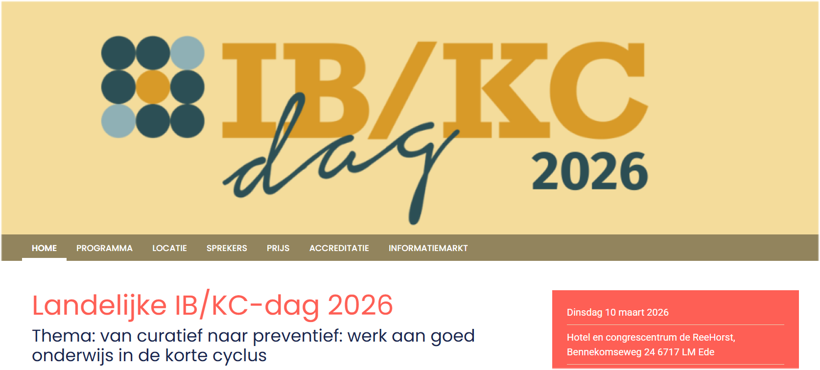 Landelijke IB dag