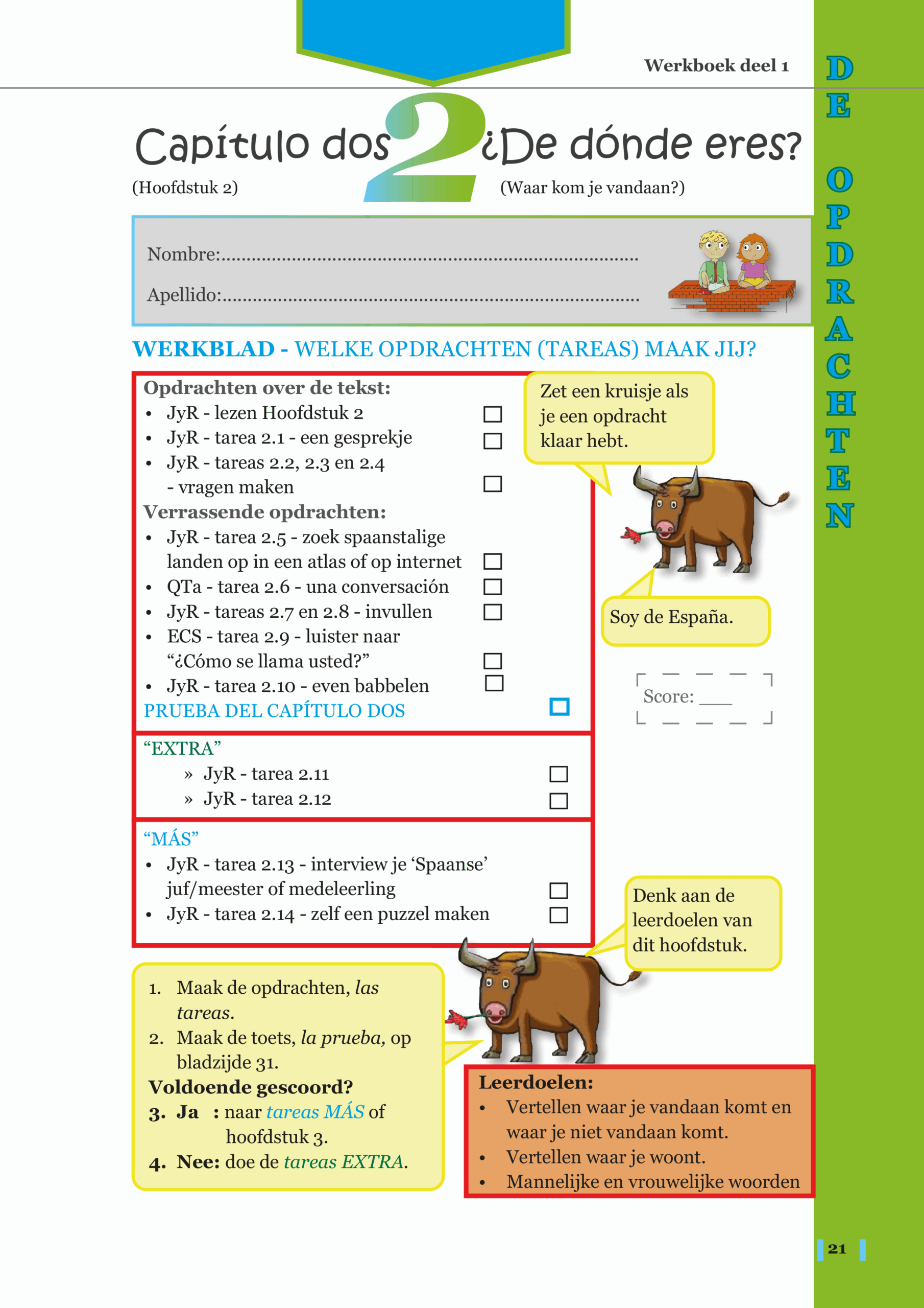 Werkblad h2, deel 1+, zesde druk